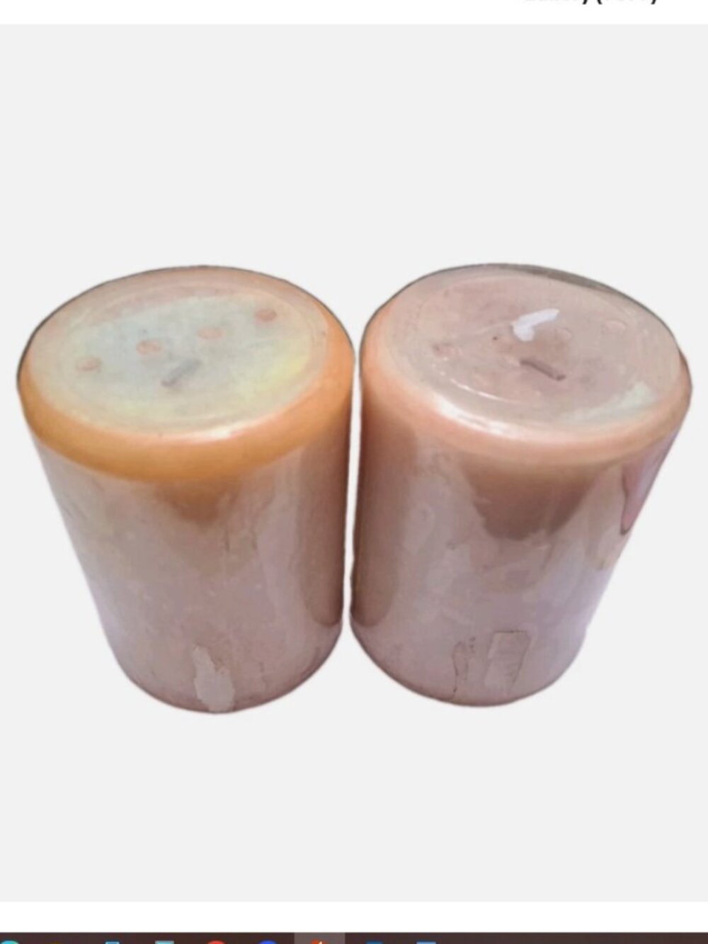 NEW Pier 1 Coconut Isles Scented Candle 3x4 Inch Lot of 2 Sealed Discontinued